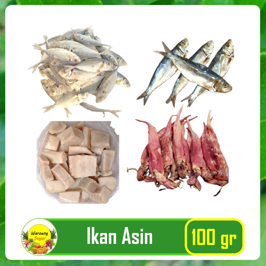 Jual Ikan Asin Cumi Panjang Selar Japuh Cucut 100 Gram Ikan Asin Bogor ...