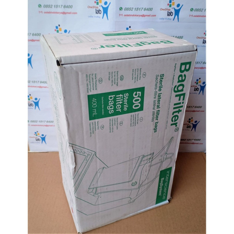 Jual Bag Filter 400 mL sampling bag sterile INTERSCIENCE 111425 isi 500 ...