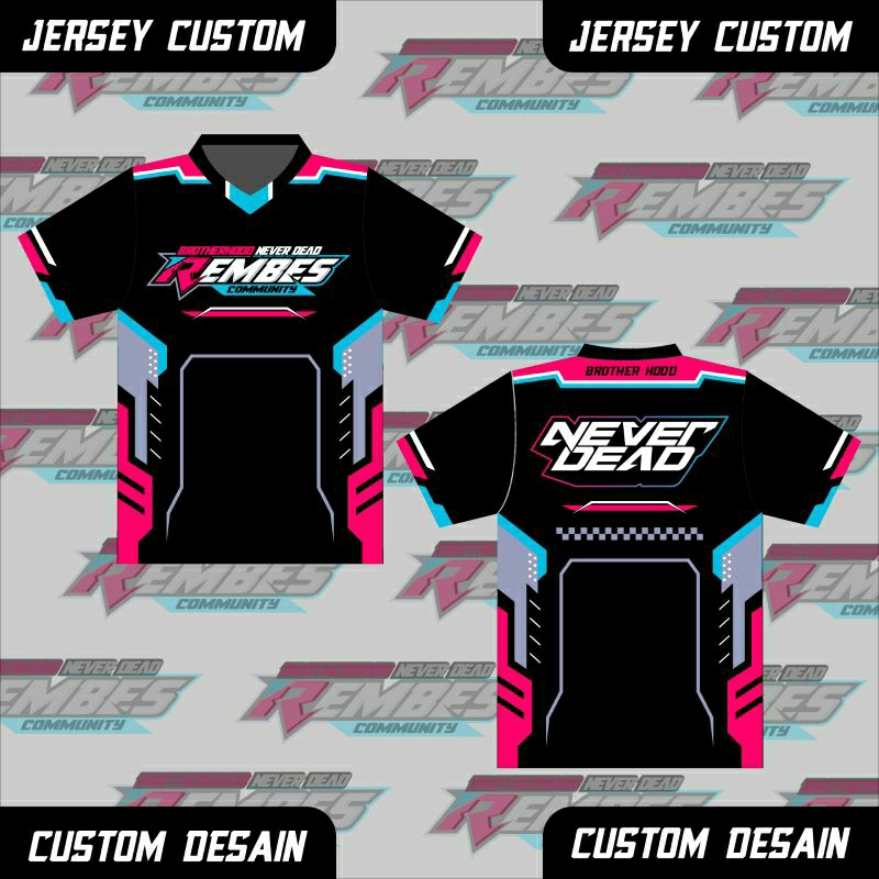 Jual JERSEY RACING FULL PRINTING CUSTOM DESAIN BISA SATUAN | Shopee ...