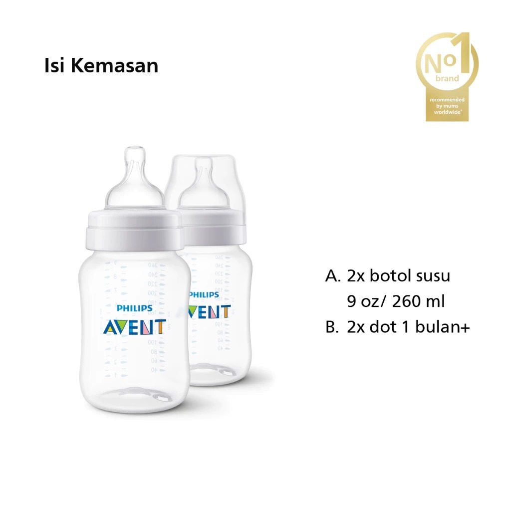 Jual PHILIPS AVENT | Botol Susu Bayi | Anti Kolik | Secara Klinis