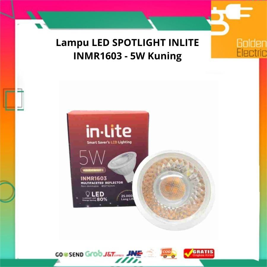 Jual LAMPU SPOTLIGHT INLITE INMR1603 - 5 WATT Kuning | Shopee Indonesia
