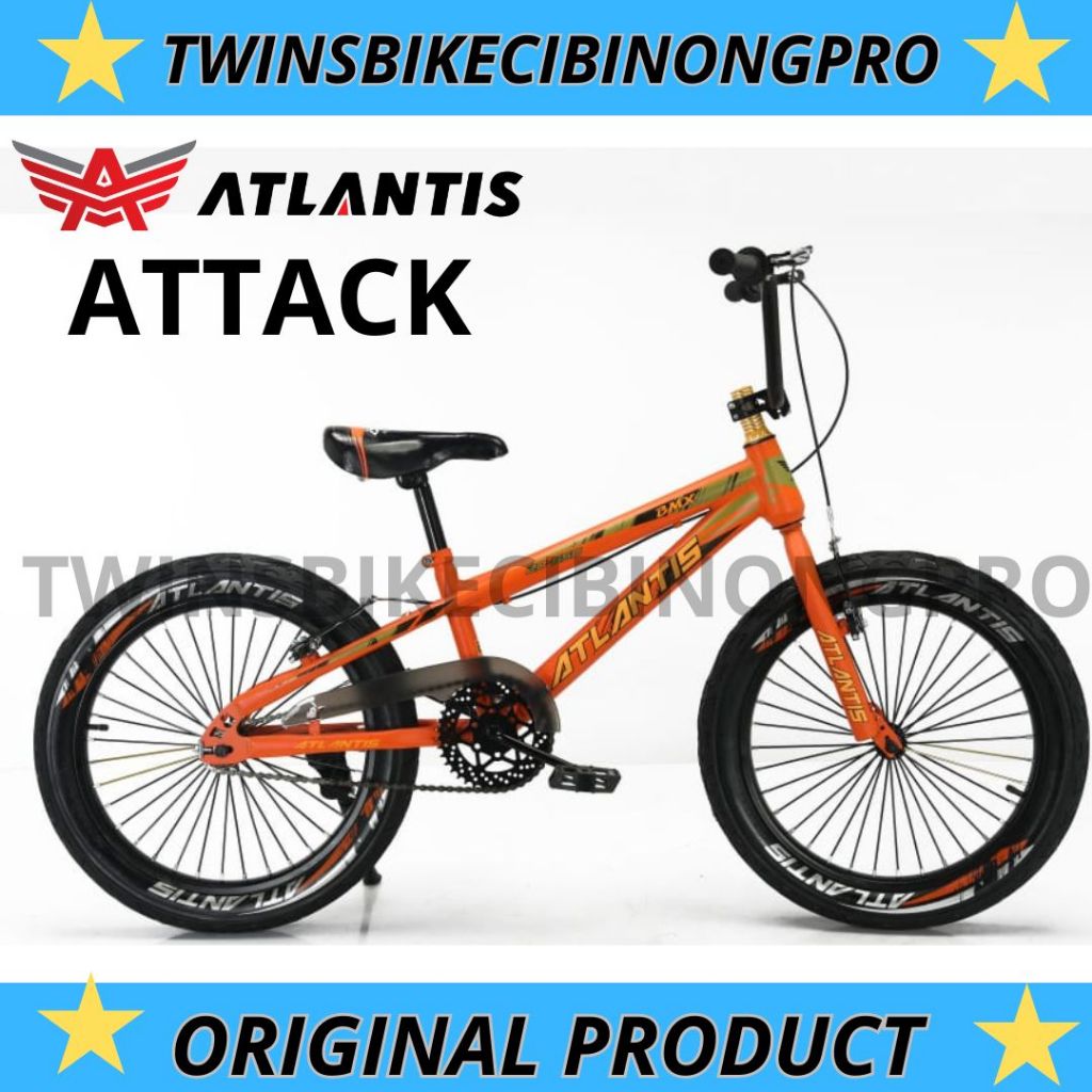 Jual Sepeda Bmx 20 Atlantis 650 ATTACK BAN 3.0 Jumbo | Shopee Indonesia