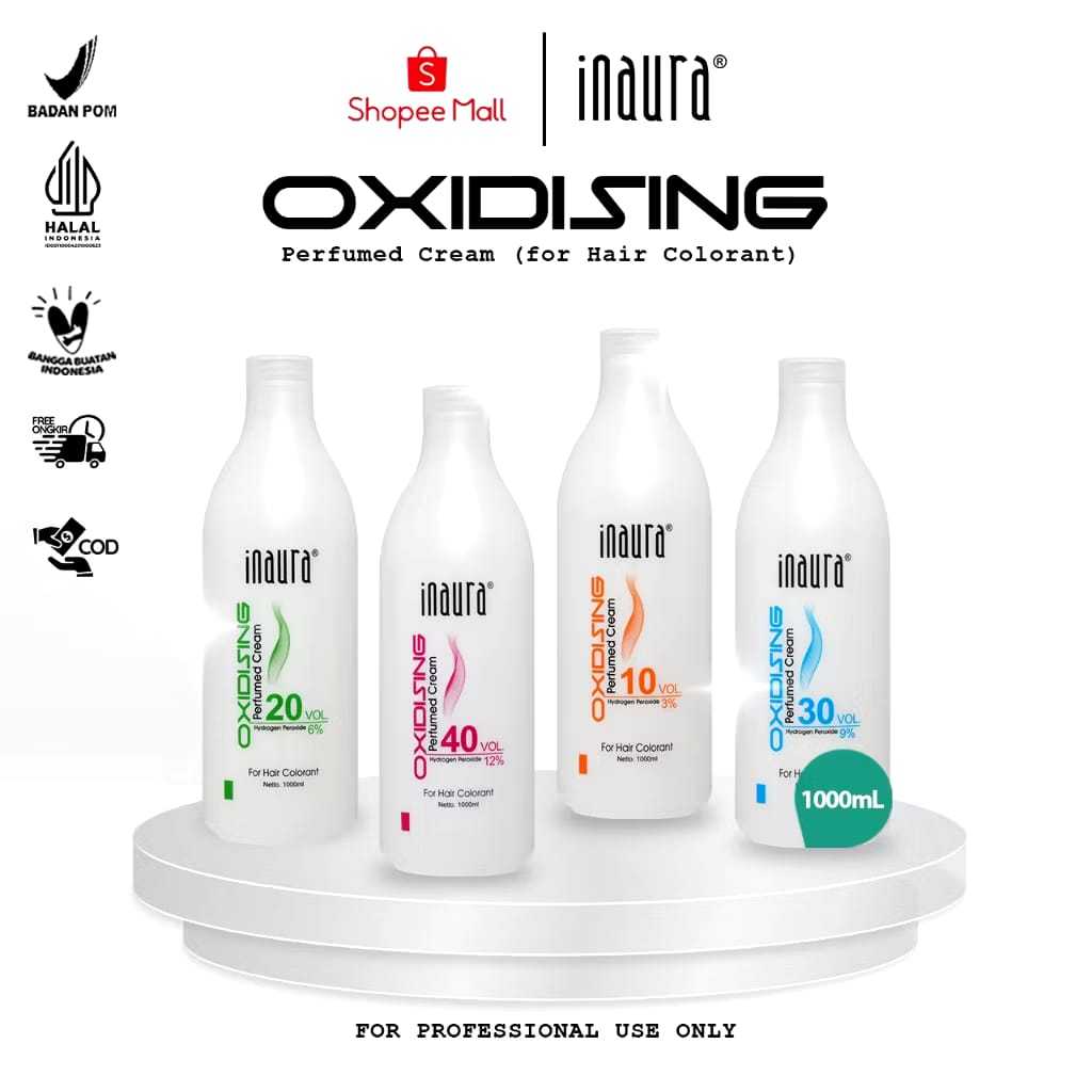 Jual Inaura Oxidising cream developer 1000ml series | Shopee Indonesia