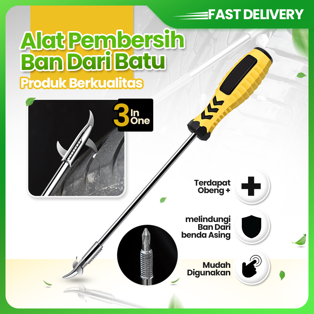 Jual Alat Congkel Paku Ban Mobil Motor Obeng Pembersih Batu Kerikil Car ...