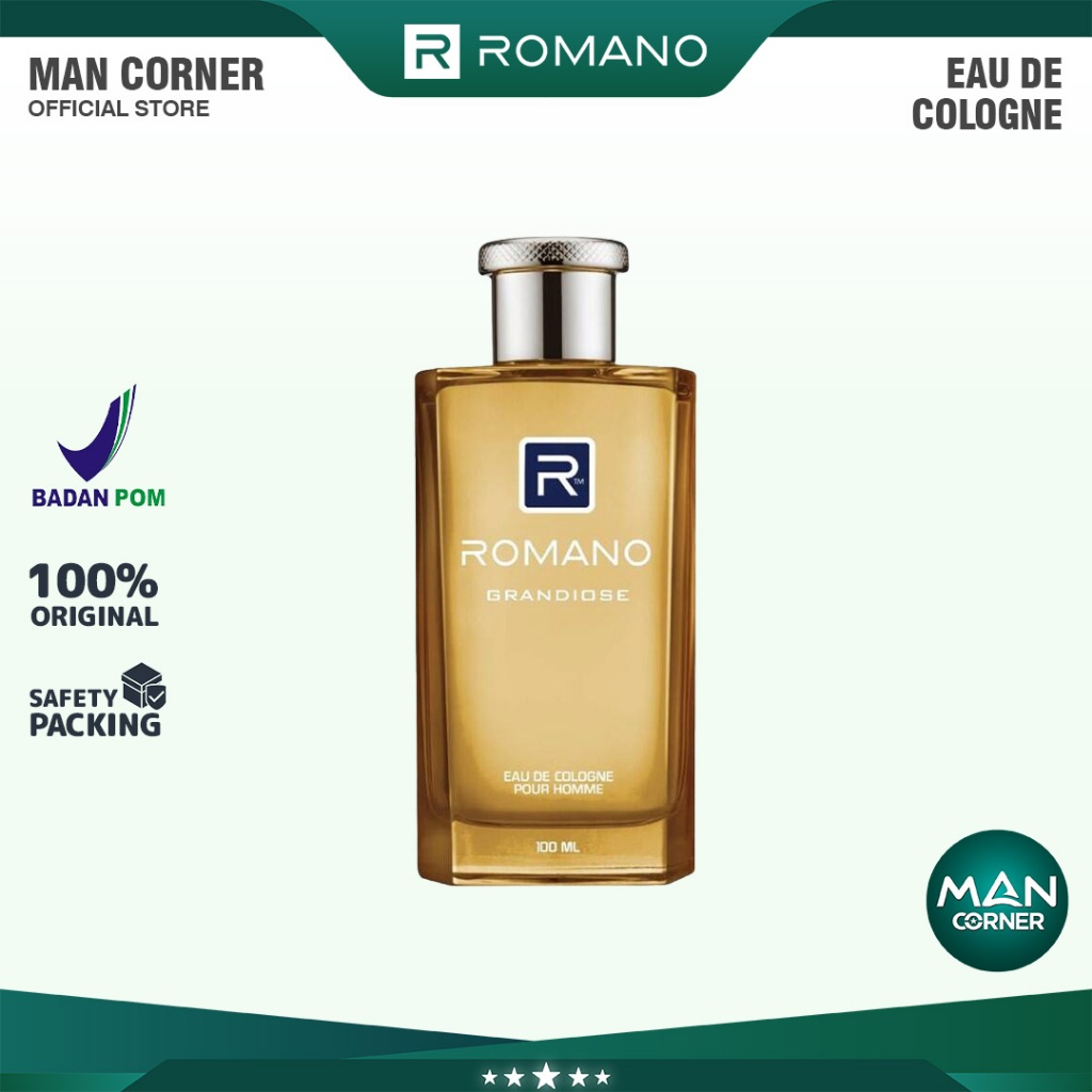 Jual ROMANO Eau De Cologne Parfum Pria Grandiose 100Ml Man
