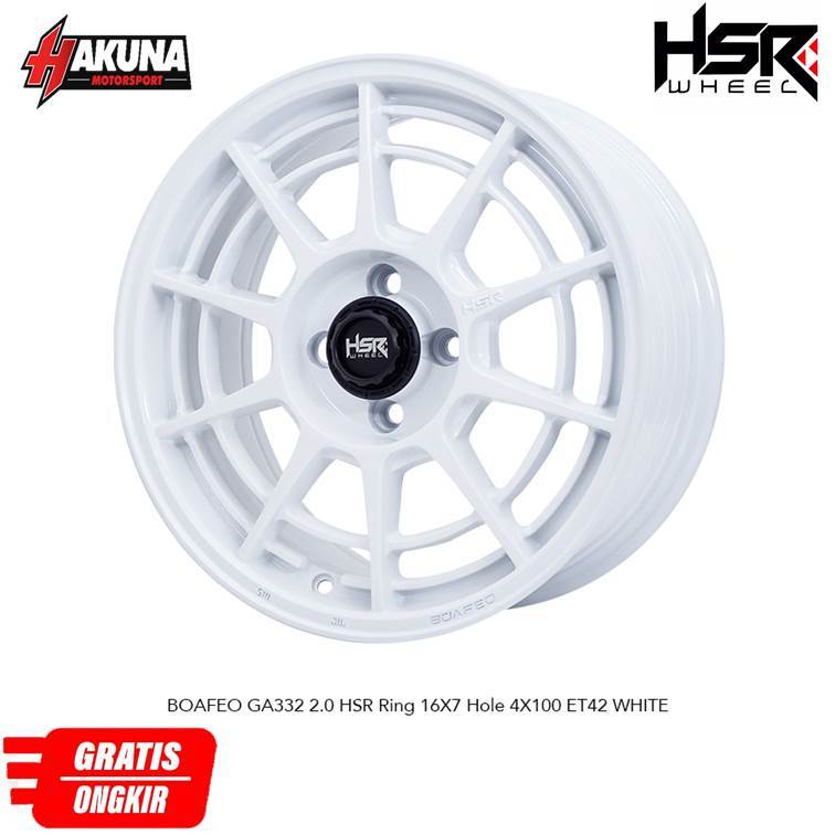 Jual READY VELG MOBIL HSR R16 BOAFEO UNTUK JAZZ,YARIS,BRIO,AGYA,AYLA ...
