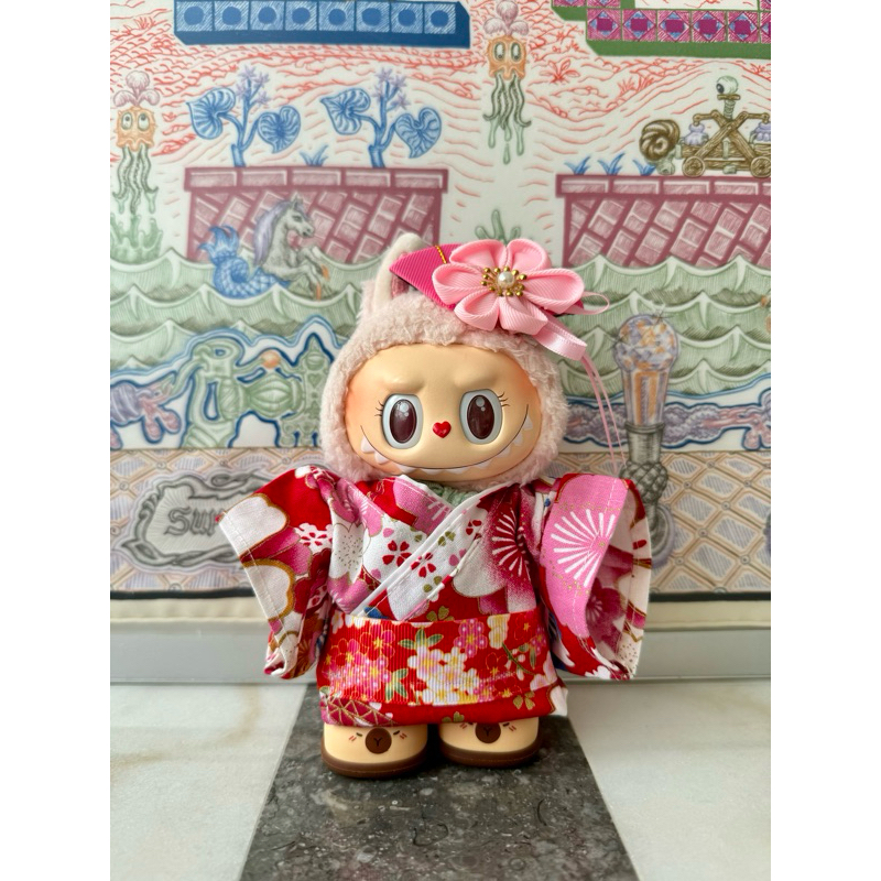 Jual Pakaian Boneka Labubu Kimono Merah Free Pita Sakura | Shopee Indonesia