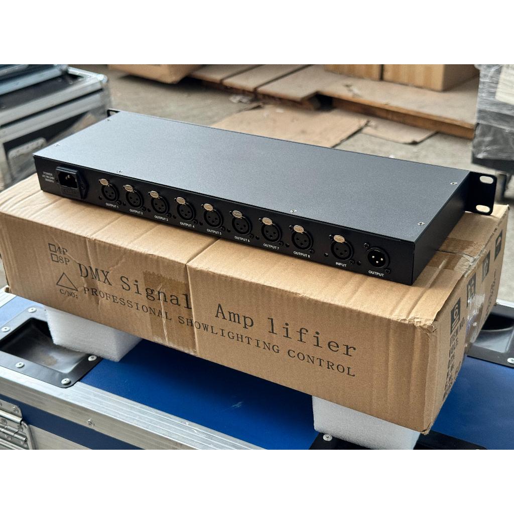 Jual Dmx Splitter 8ch / Dmx Distributor Lampu. tiap chanel ada ...