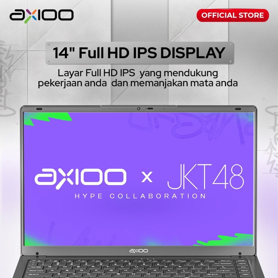 Jual Axioo MyBook Hype 5 G12 Intel Core i5 1235U 8GB 256GB 14