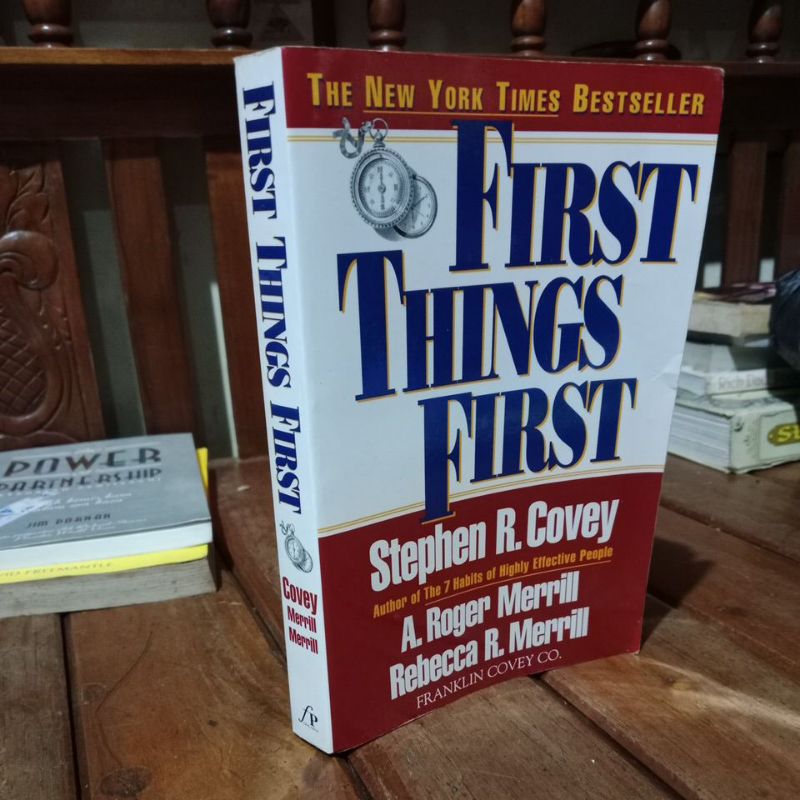Jual FIRST THINGS FIRST - STEPHEN R COVEY | Shopee Indonesia