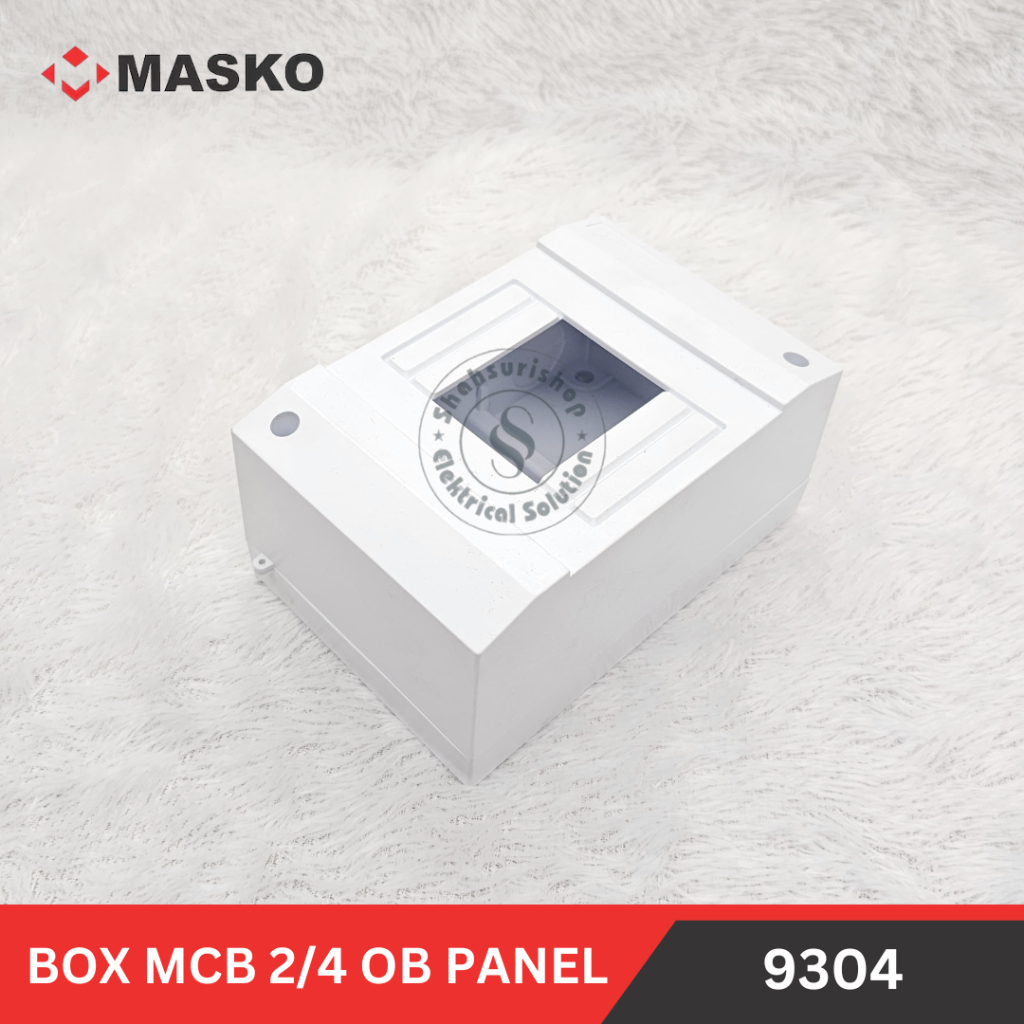 Jual BOX MCB OB PANEL 2-4 MASKO 9304 TEBAL PUTIH TANPA TUTUP | Shopee ...