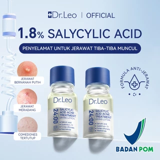 Dr.Leo - Acne Skincare Paket Penghilang Jerawat Salicylic Acid Acne Drying Lotion 10mL Niacinamide Memudarkan Acne Spot