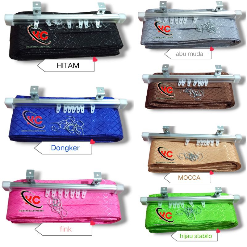 GORDEN 1 SET SAMA RELL , KORDEN SATU PAKET BESI KOTAK  / HORDENG TINGGAL PASANG LENGKAP TIANG BATANG
