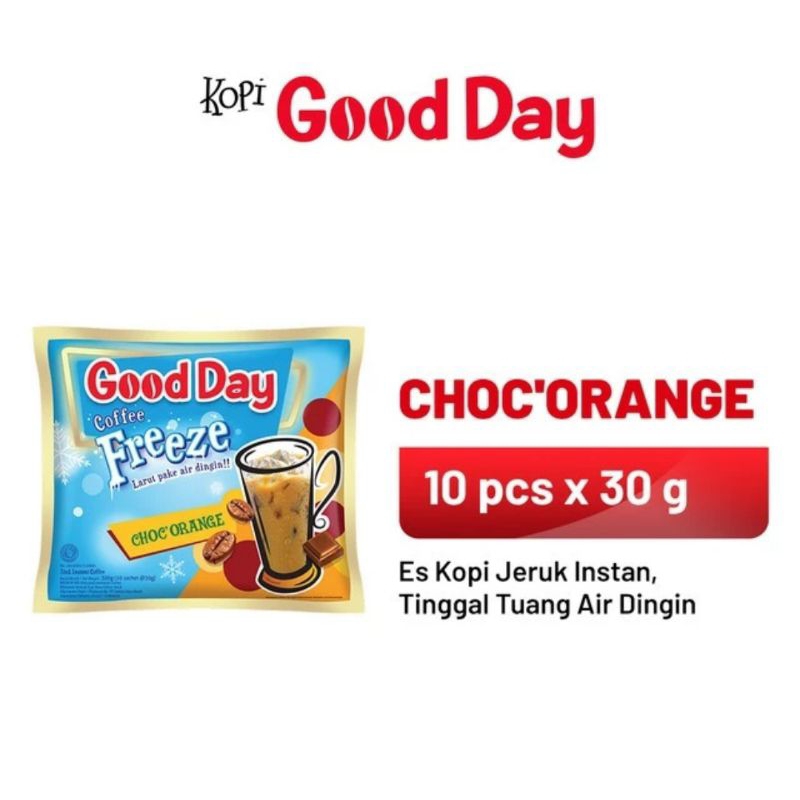 Jual Good day freeze 3in1 4 varian rasa 30gr x 10 pcs kopi kemasan ...