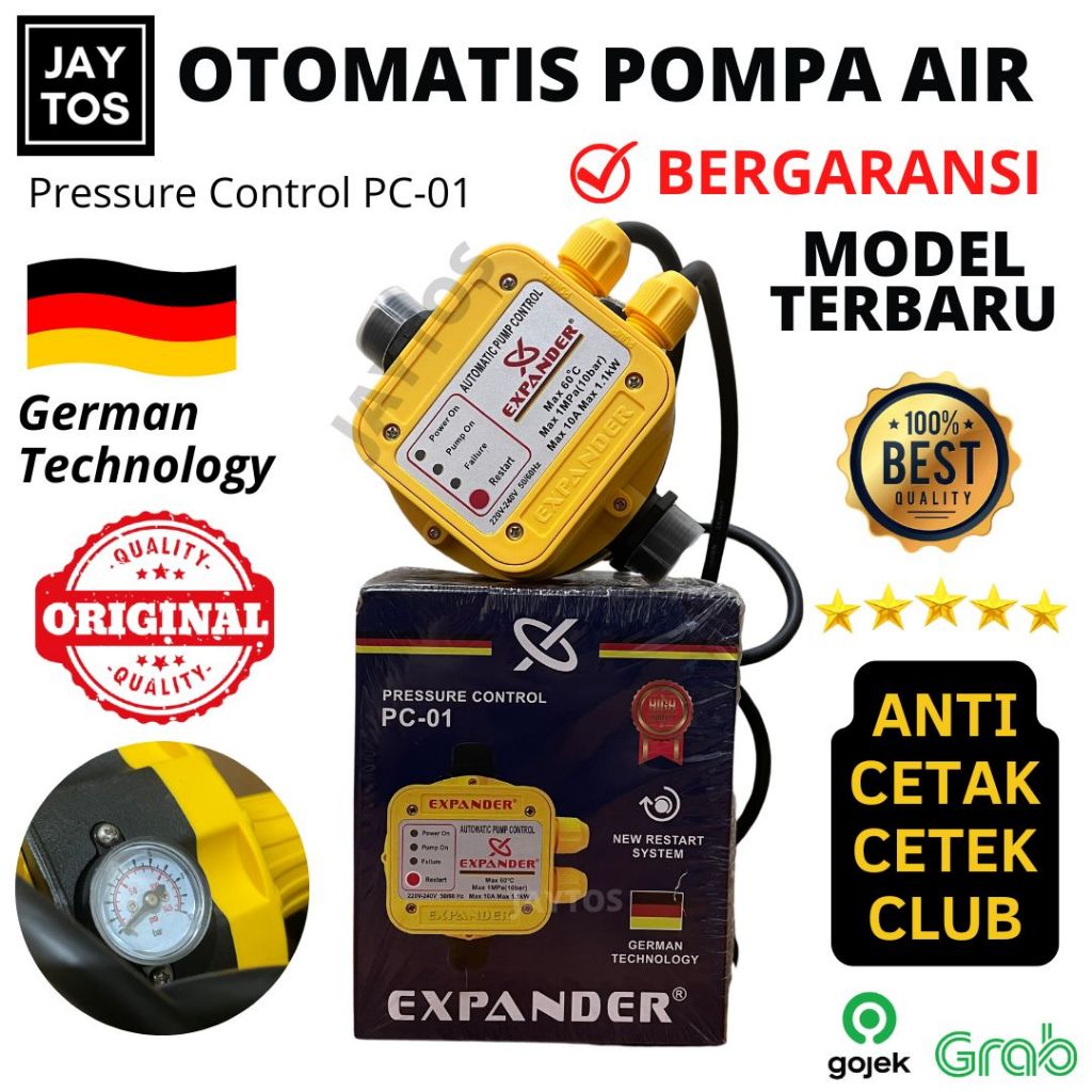 Jual Expander Otomatis Pompa Air / Automatic Pressure Control PC 01 ...