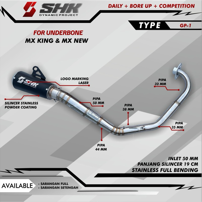 Produk SHK Dynamic Muffler | Shopee Indonesia