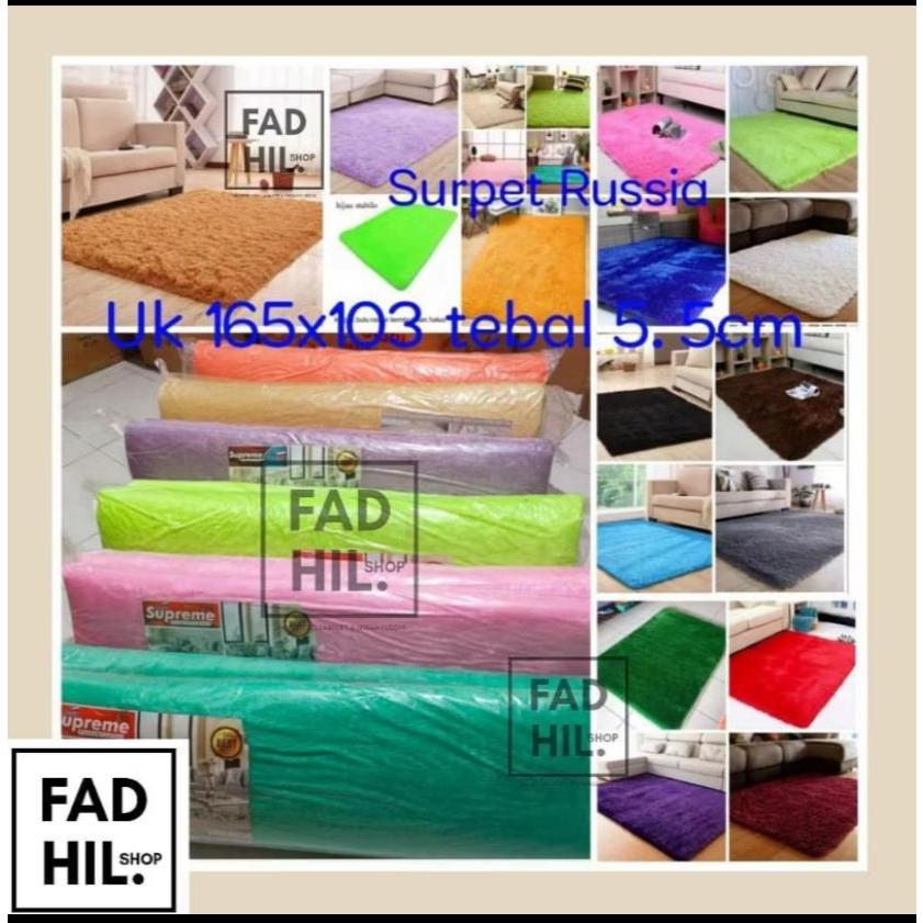 Jual KARPET BULU rasfur ukuran 165x103 cm tebal 5.5cm | Shopee Indonesia