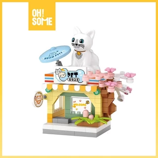 OHSOME LOZ Shop Store Mini Building Blocks / Blok Mainan Brick Balok Susun Puzzle Toko Warung Kedai Mini 3D DIY