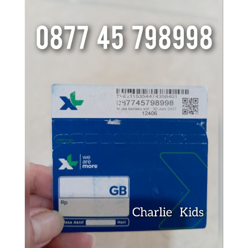 Jual Kartu Perdana XL Axiata 4G 5G 12 Digit Nomor Cantik 0877 45 798998 ...