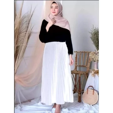 Rok Plisket Jumbo Rok Jumbo Plisket Mayung Rok Plisket Premium Pleated Skirt
