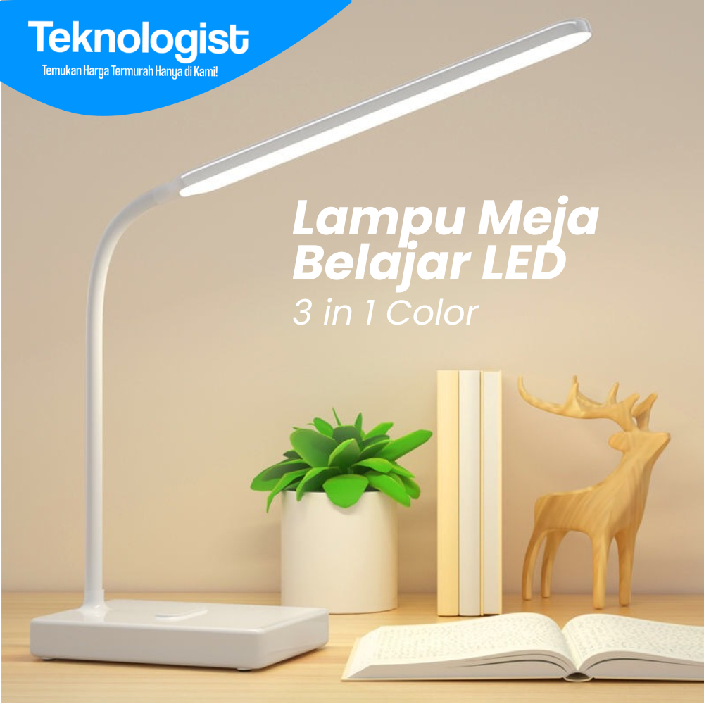 Jual TaffLED Lampu Meja Belajar LED Portable Fleksibel LED Desk Lamp 30 ...