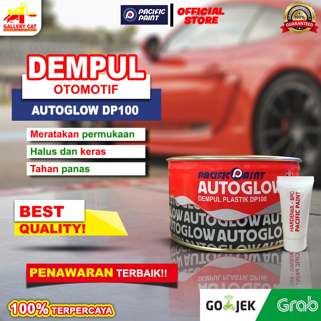Jual DEMPUL AUTOGLOW DP-100 (DEMPUL PLASTIK) + HARDENER – HEMAT & HASIL ...