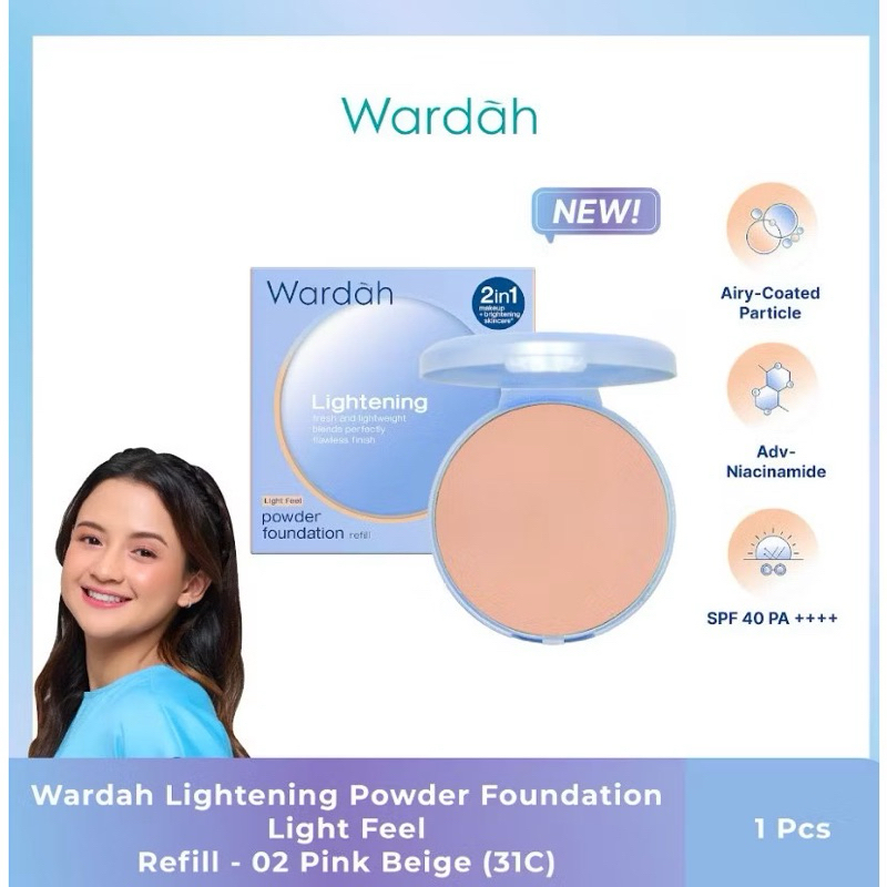 Jual NATA STORE - FS Wardah Lightening Powder Foundation Light Feel ...