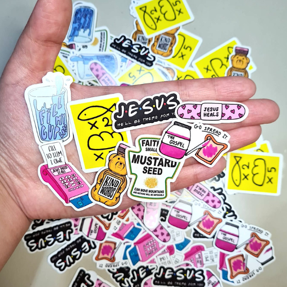 Jual [Waterproof] Sticker Rohani 1 pack (8pcs) | Shopee Indonesia