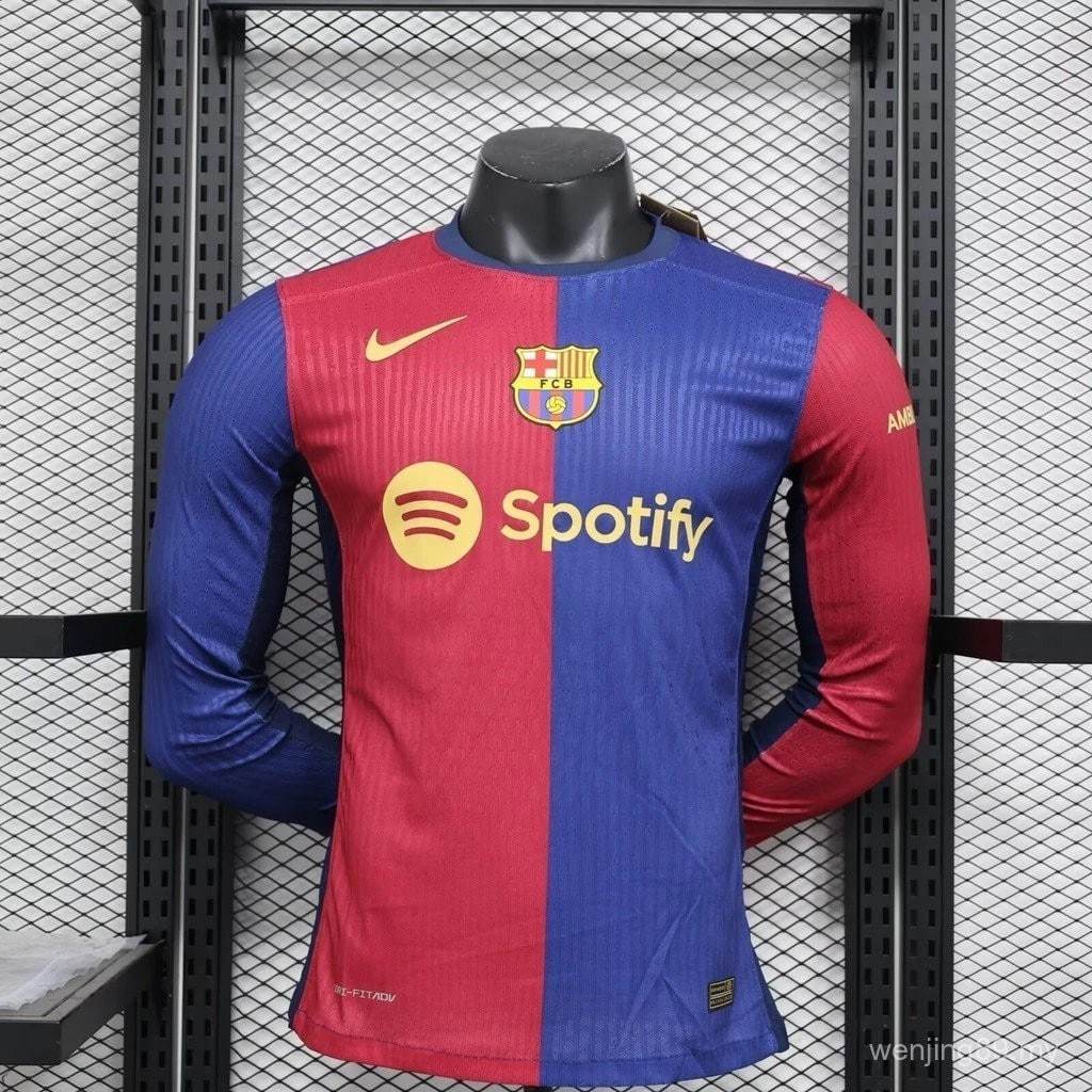 Jual Jersey Bola Player Issue Barcelona Home Long Sleeve Barca Lengan ...