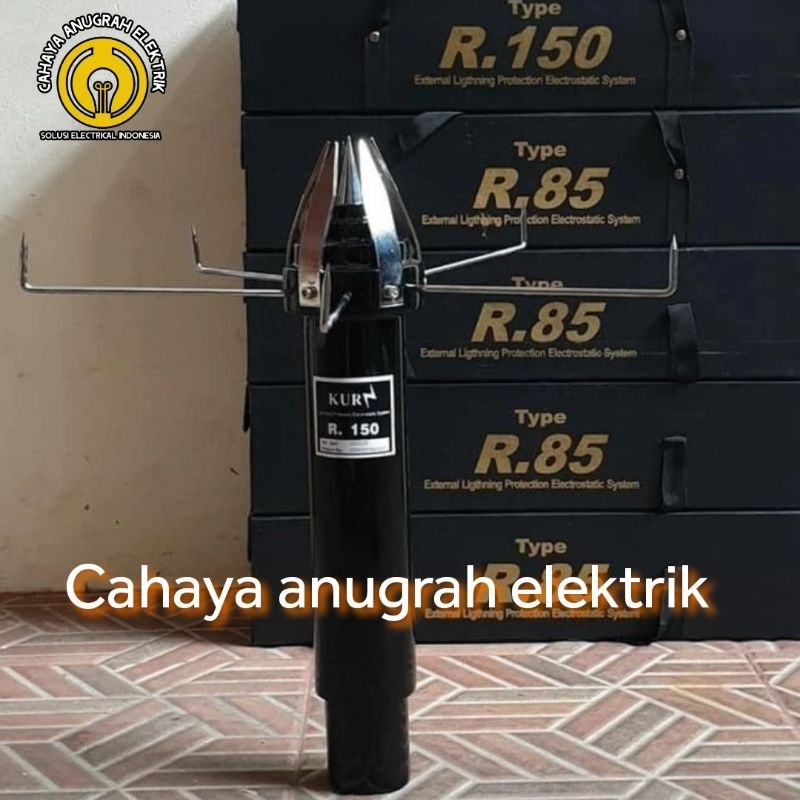 Jual PENANGKAL PETIR KURN R150 KURN R150 RADIUS 150M BOX HITAM ORIGINAL ...