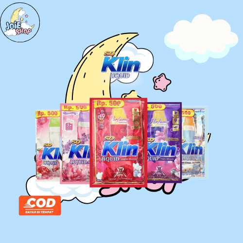 Jual SO KLIN Liquid Detergent Cair Konsentrat | Kemasan Sachet | Bersih ...