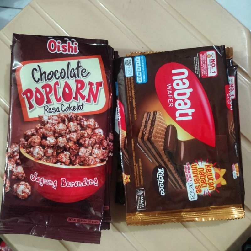 Jual ECERAN. Bungkus Snack /Kemasan bekas NUANSA COKLAT. Harga mulai ...
