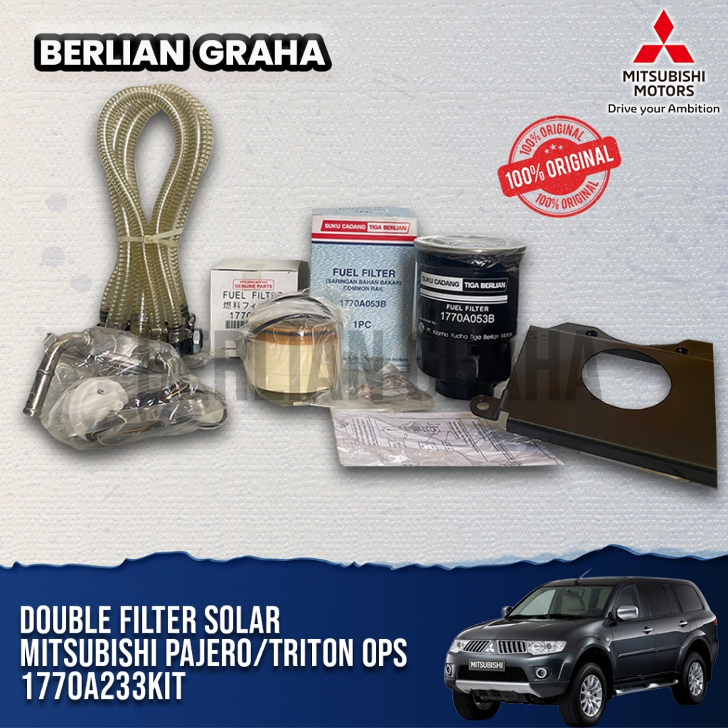 Jual Filter Solar Ganda Double Filter Solar Pajero Sport / Triton OPS ...