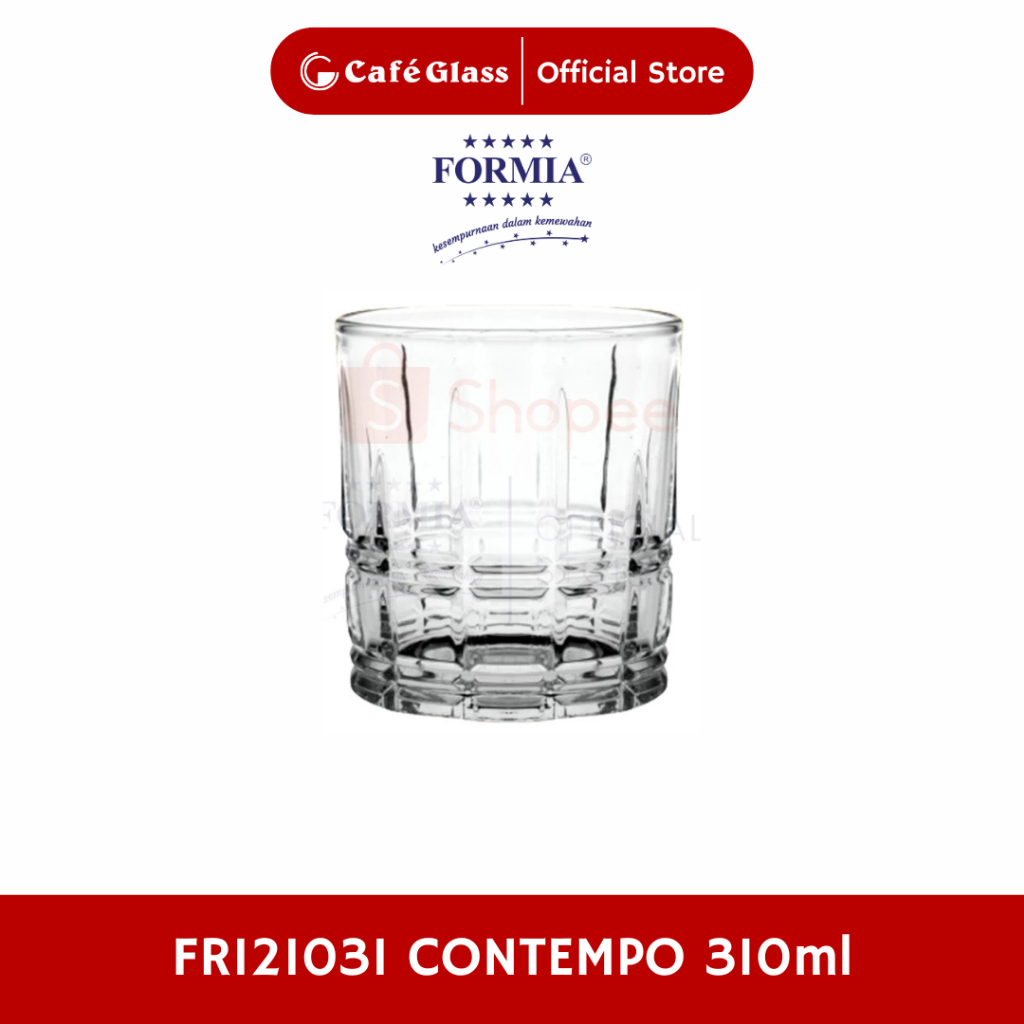 Gelas Kaca Contempo 310Ml Fr121031 Formia isi 6 pcs