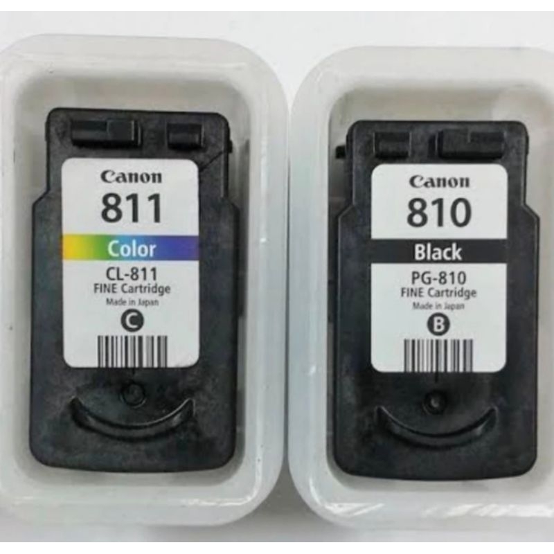 Jual CANON 810 black/811 color SIAP langsung TINGGAL PAKAI | Shopee ...