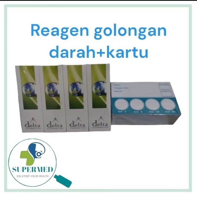 Jual Tes golongan darah delta / Reagen golongan darah | Shopee Indonesia