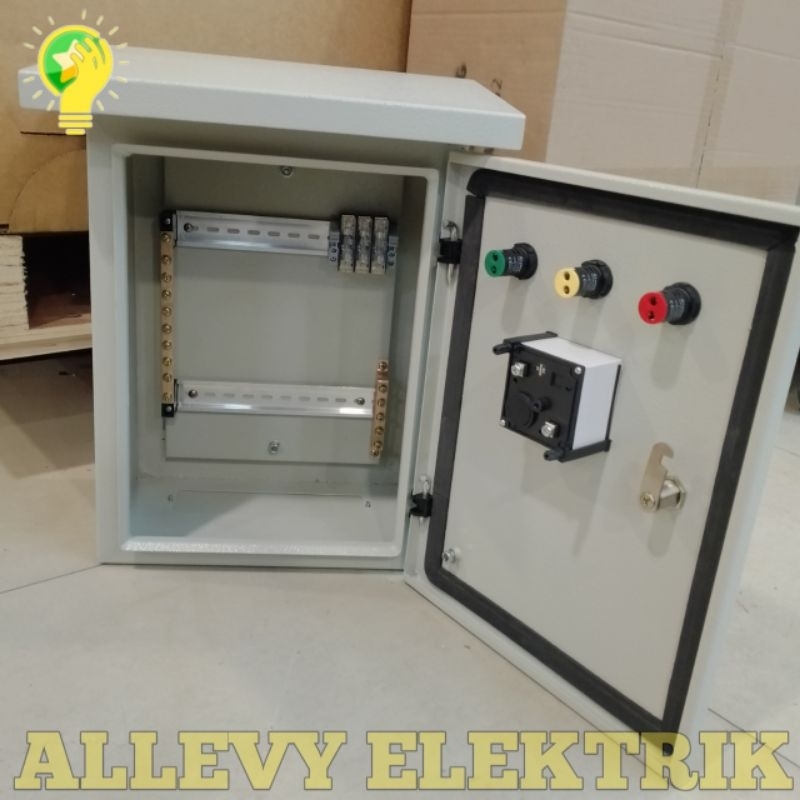 Jual BOX PANEL OUTDOOR 30X40X20 PLAT 1.2MM + P.LAMP RST + VOLTMETER ...