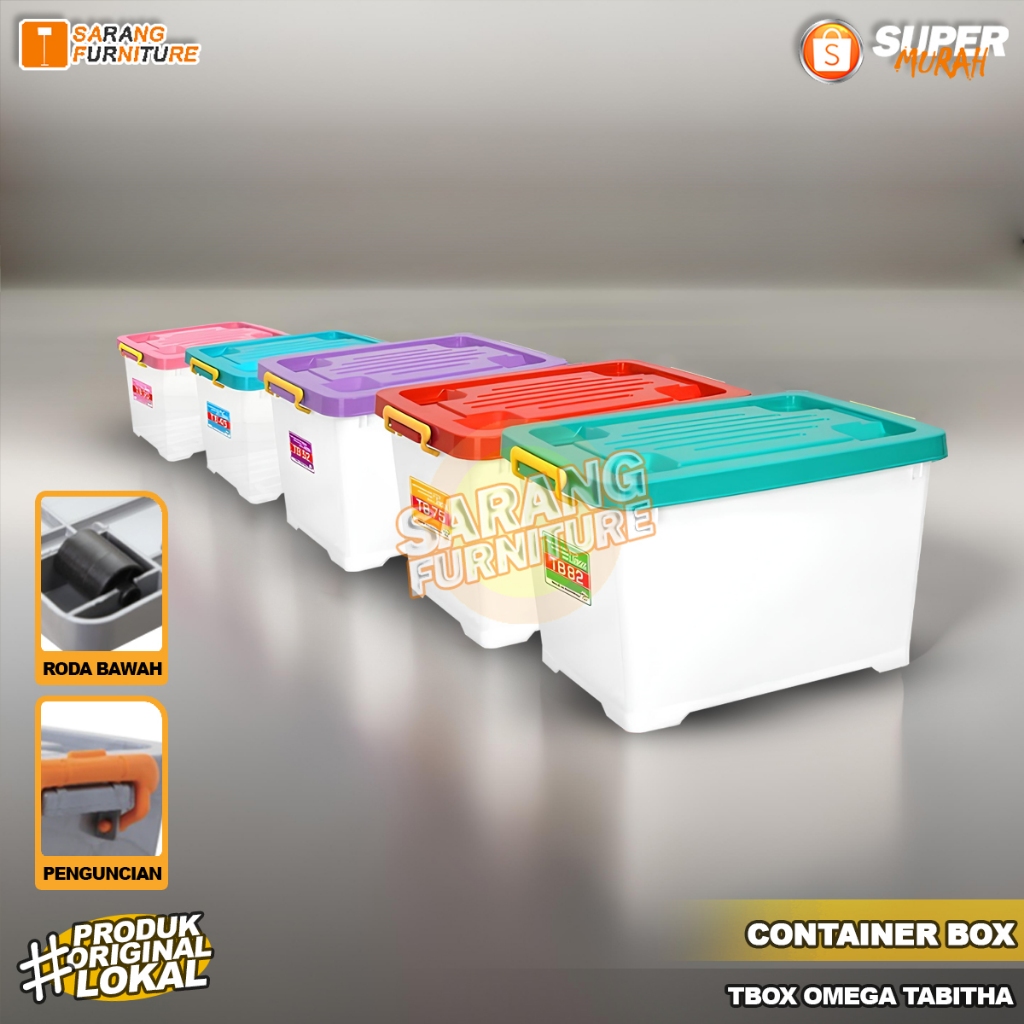 Jual Kontainer Box Penyimpanan TBOX TABITHA OMEGA Serbaguna Kotak ...