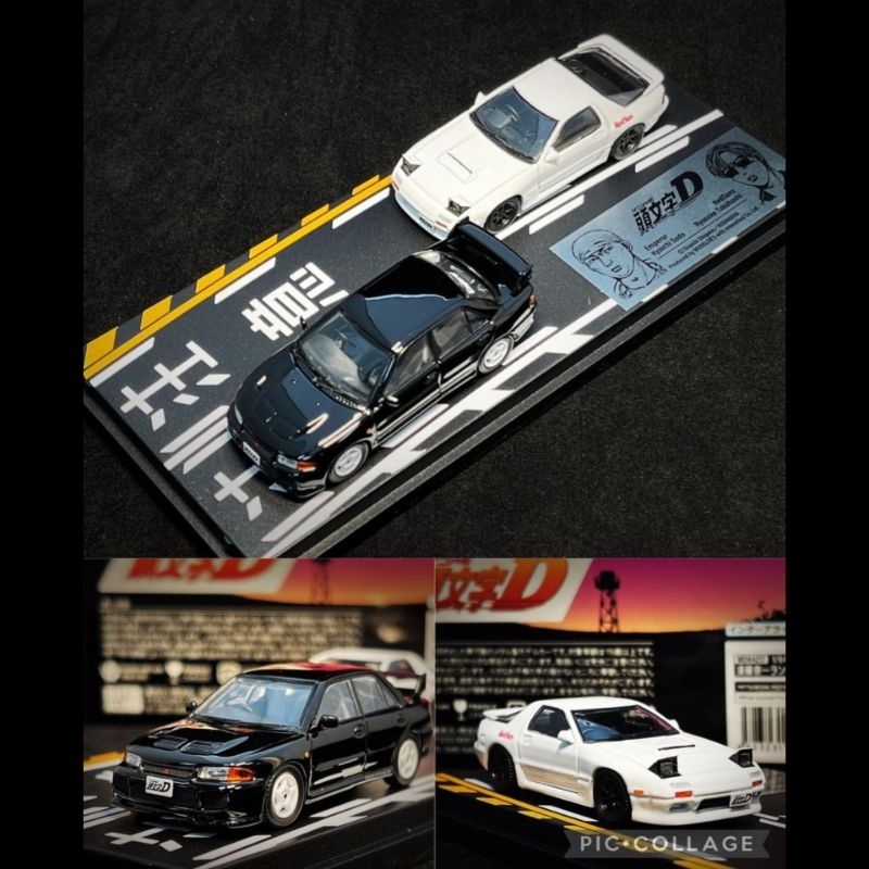 Jual MODELERS INITIAL D MAZDA RX7 FC3S MITSUBISHI LANCER EVOLUTION III ...
