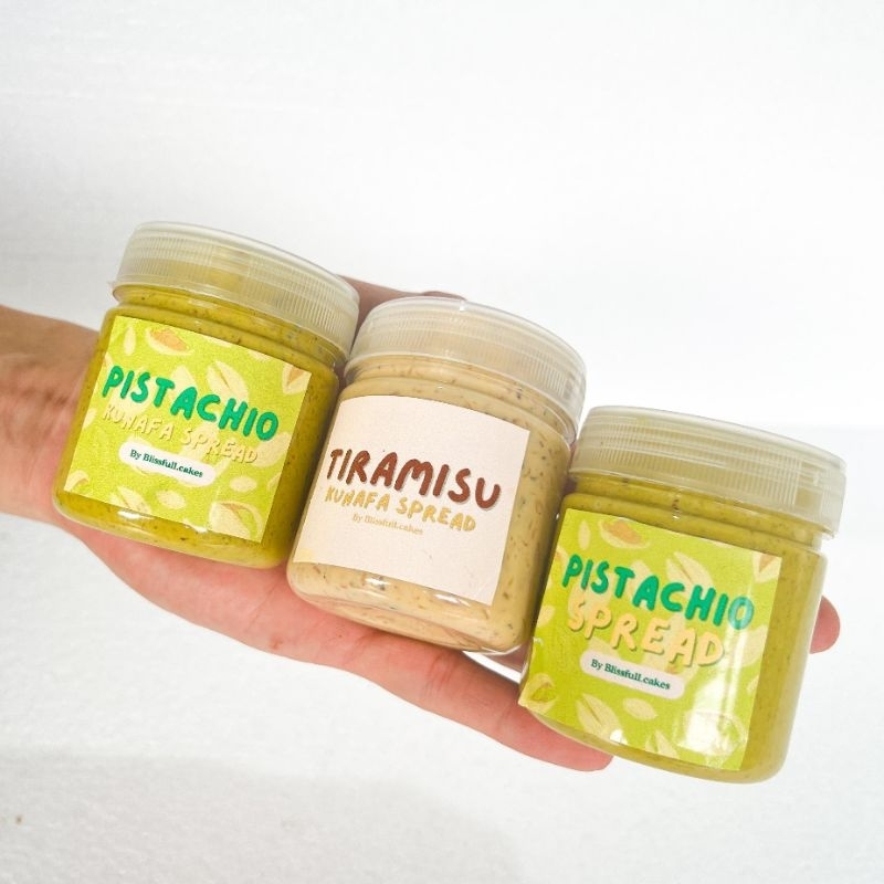 Jual Selai Pistachio Kunafa Crunchy Spread/Pistachio Spread/Tiramisu ...