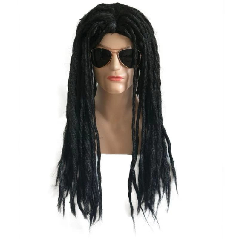 Jual Wig Rambut Palsu Pria Gimbal Rasta Mania Wig Rambut Gimbal Panjang ...