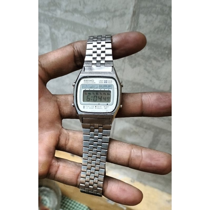 jam tangan ORIGINAL SEIKO DIGITAL VINTAGE 80's RARE ITEM