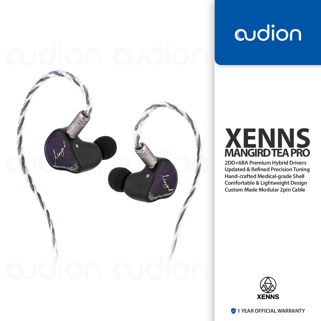 Jual XENNS MANGIRD TEA PRO | 2DD+6BA Hybrid Drivers HiFi 2pin In-ear ...