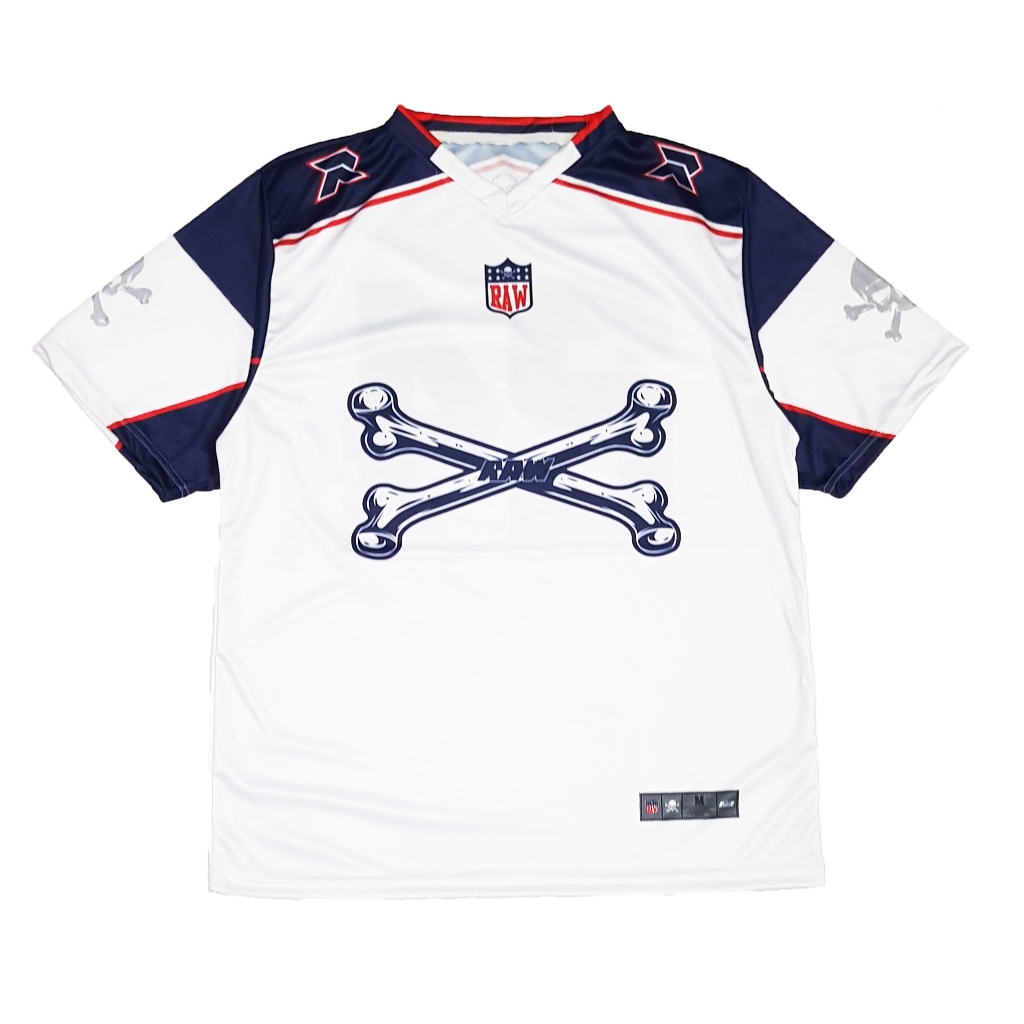 Maillot Baseball T-Bones Youth Large – OT Licensed, Blanc (état Correct)