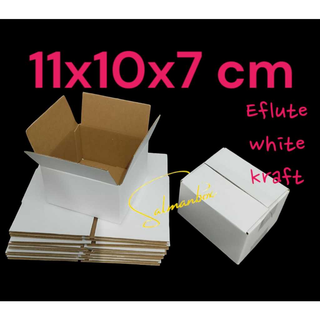 Jual BOX PACKING PUTIH BAHAN EFLUTE/BOX PREMIUM PUTIH/BOX PACKING ...