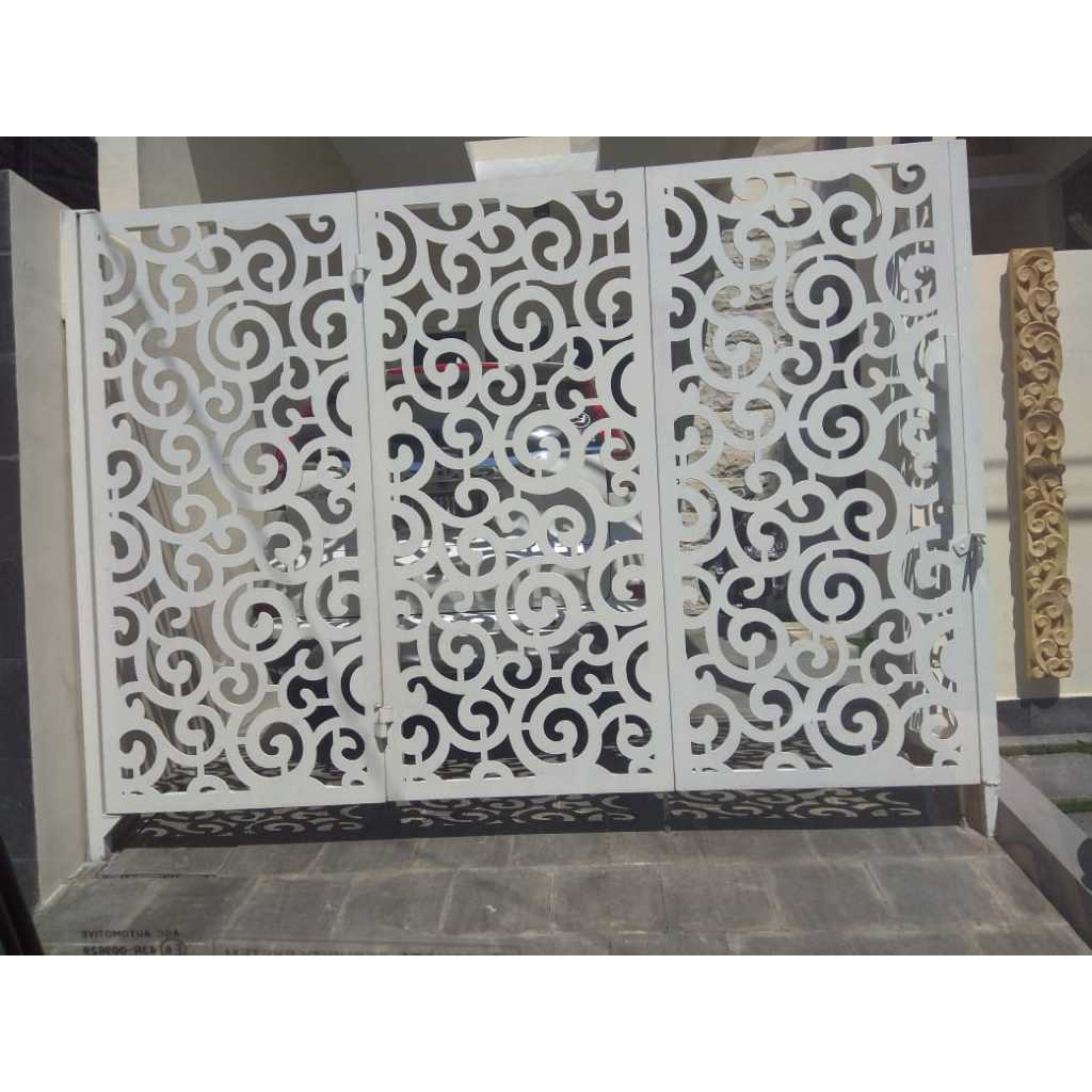 Jual pagar cutting laser. pagar motif modern | Shopee Indonesia