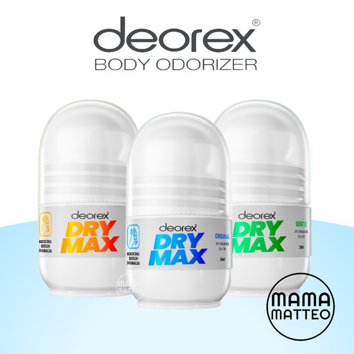 Jual DEOREX DRYMAX ANTIPERSPIRANT 30ML | Shopee Indonesia