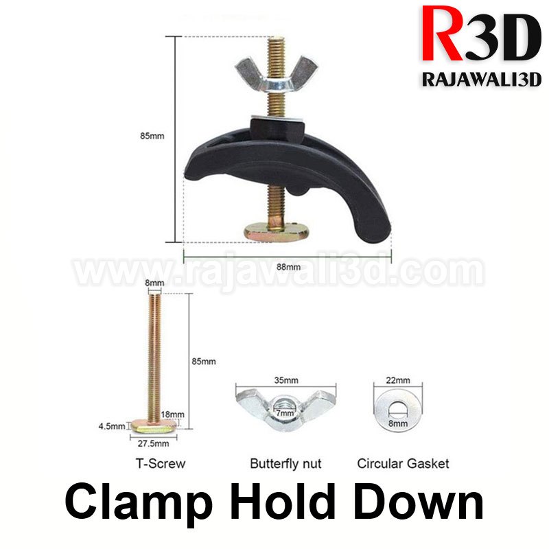 Jual CNC Router Hold Down Table Clamp Quick Clamping Plastic | Shopee ...
