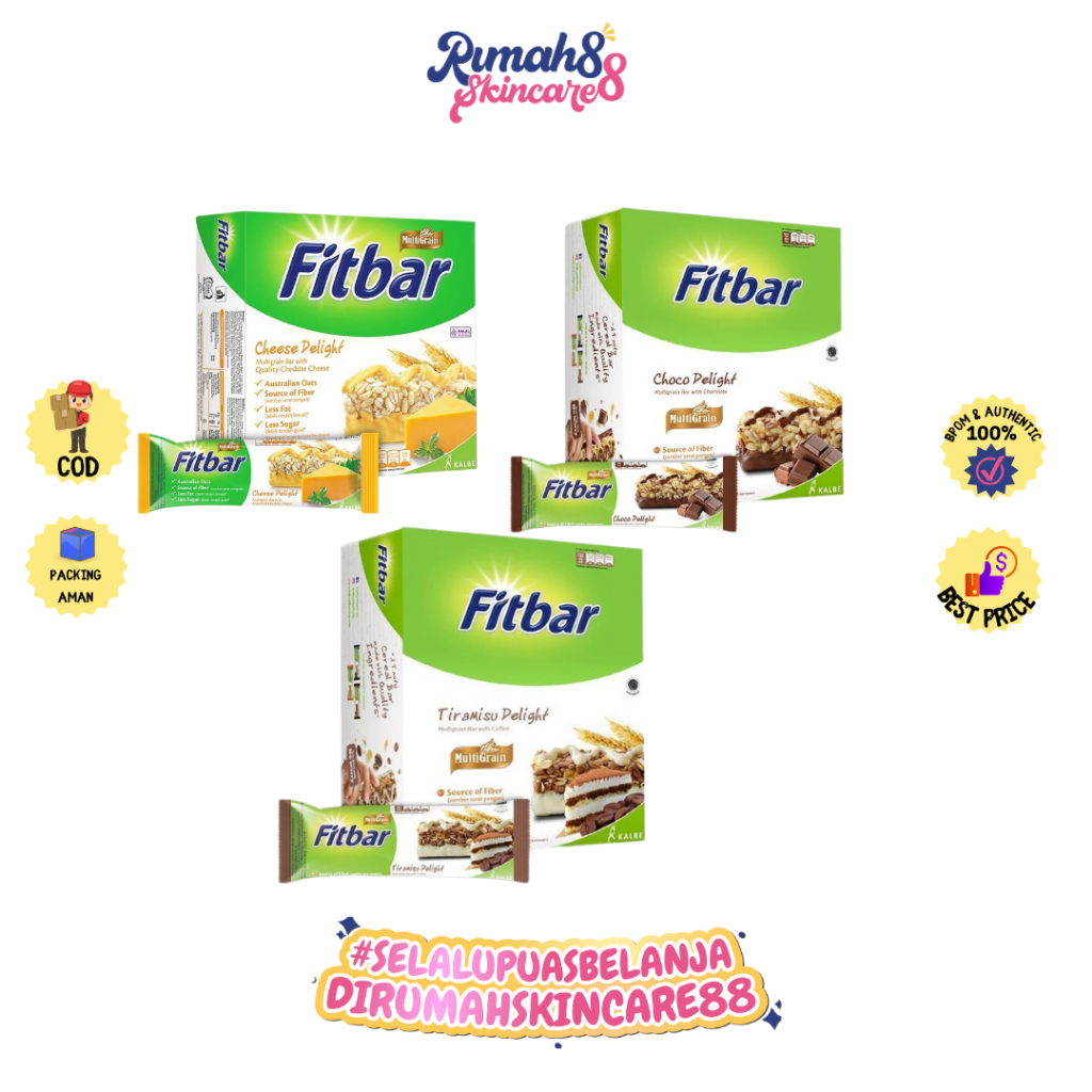 Jual RSC 88 - FITBAR Snack multigrain 1BOX I isi 12 Sachet | Shopee ...