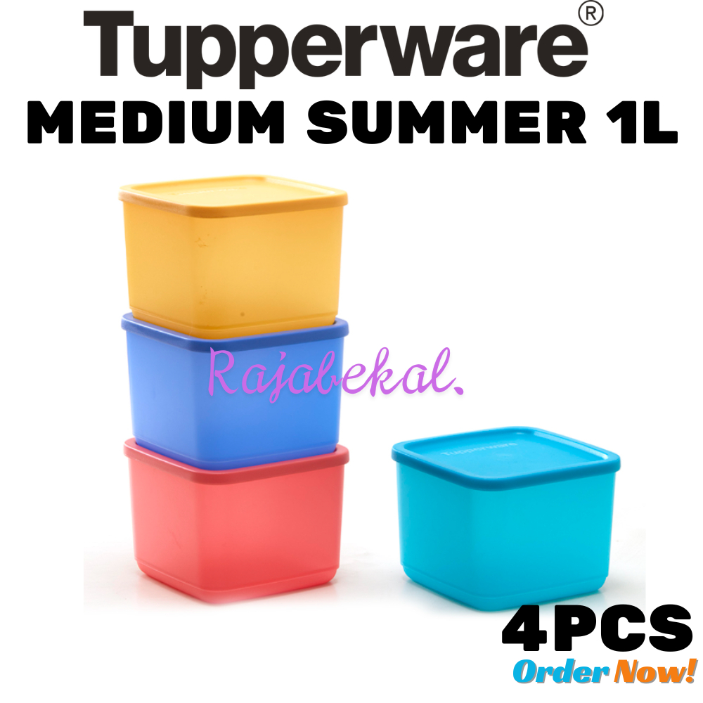 Jual PROMO Tupperware Medium Tropical Fiesta MEDIUM SUMMER | Shopee ...